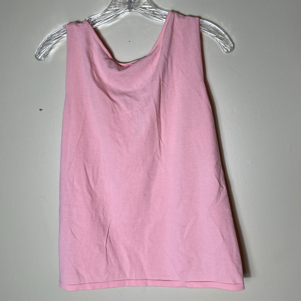 Rena Rowan Essentials Womens Tank Blouse Size XL Pink Coral Sleeveless‎ - Picture 4 of 5